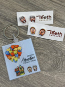 Uptooth Dental Adventure Collection | Tumbler, Glass Tumbler, Earrings, Keychain & Tooth Topper | Dental Gift | Teeth Obsessed