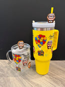Uptooth Dental Adventure Collection | Tumbler, Glass Tumbler, Earrings, Keychain & Tooth Topper | Dental Gift | Teeth Obsessed