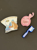 Coffee Tooth Cup with Straw Toppers | Floss, Dental Hygiene & Toothbrush Straw Topper | Dental Gift | Teeth Obsessed