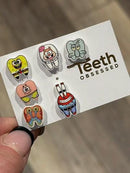 Dental Earrings, Teeth Earrings, Tooth Earrings, Glitter Tooth Earrings, Dental Hygiene Gift Dental Assistant, Dental Graduation