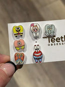 Dental Earrings, Teeth Earrings, Tooth Earrings, Glitter Tooth Earrings, Dental Hygiene Gift Dental Assistant, Dental Graduation