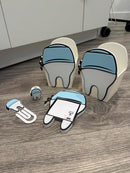 3D Printed Tooth Sticky Note Holder | Dental Assistant Scrub Cap Pen Holder