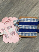 Dental Hair Ties, Dental Headband, Hair Accessories, Tooth Ponytail Dental Hygienist, Dental Assistants, Dental Gift