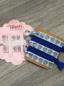 Dental Hair Ties, Dental Headband, Hair Accessories, Tooth Ponytail Dental Hygienist, Dental Assistants, Dental Gift