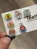 Dental Earrings, Teeth Earrings, Tooth Earrings, Glitter Tooth Earrings, Dental Hygiene Gift Dental Assistant, Dental Graduation