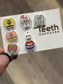 Dental Earrings, Teeth Earrings, Tooth Earrings, Glitter Tooth Earrings, Dental Hygiene Gift Dental Assistant, Dental Graduation