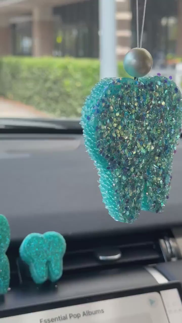 Tooth Car Freshener: Dental Hygienist Gift
