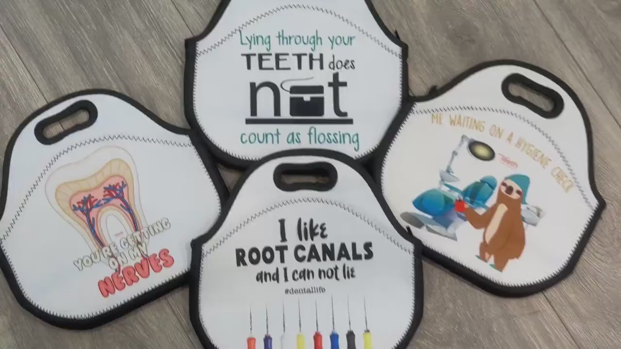 Dental Lunch Bag – Insulated Tooth Themed Tote for Assistants