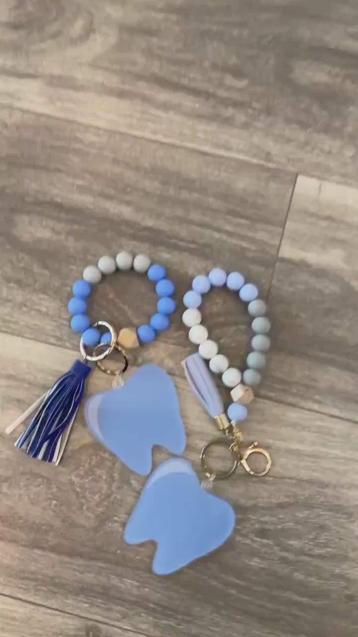 Tooth Keychain: Handmade Dental Hygienist Gift