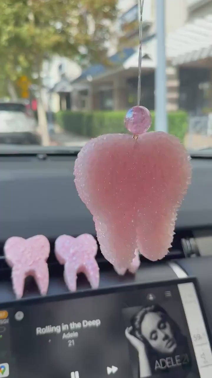 Tooth Car Freshener: Dental Hygienist Gift