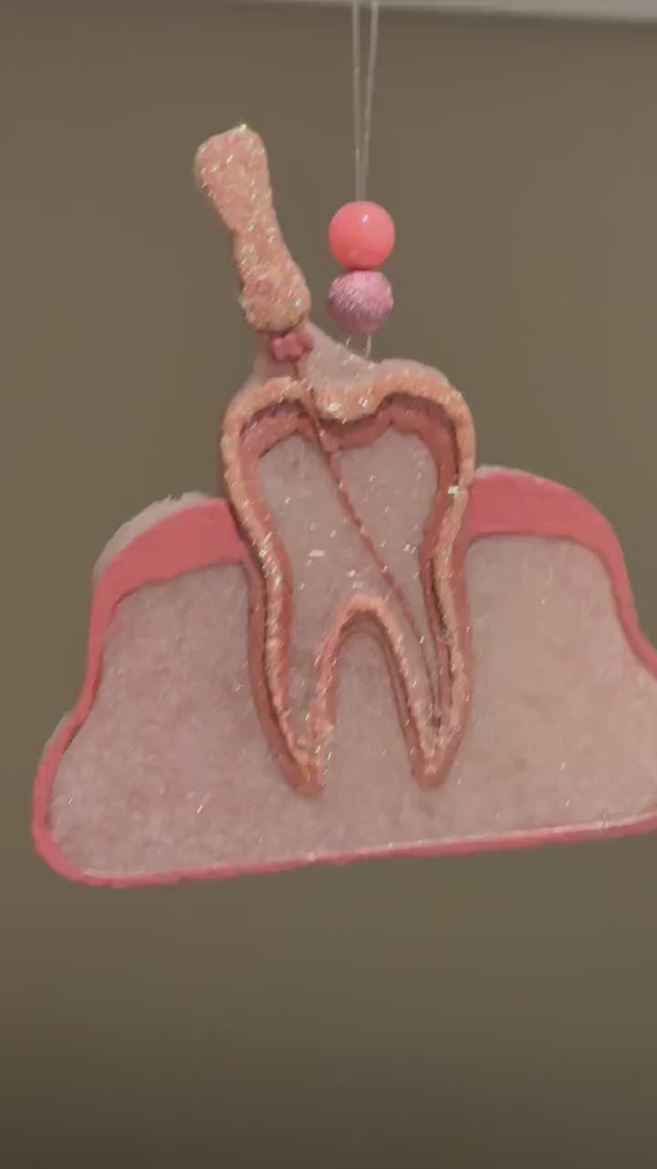 Root Canal Tooth Car Freshener | Funny Dental Assistant Gift | Dentist & Endo Office Swag