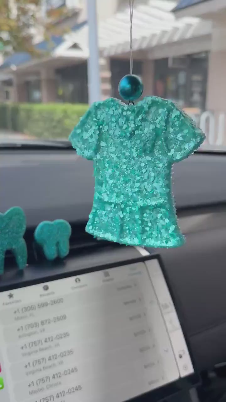 Tooth Car Freshener: Dental Hygienist Gift